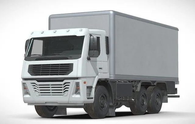 PBR Game 3D Models – Generic Rigid Truck