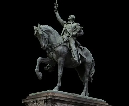 PBR Game 3D Models – George Washington (Equestrian Statue)