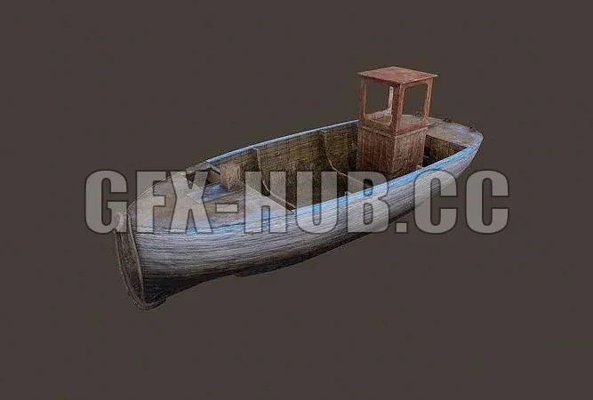 PBR Game 3D Models – GeT=MoRe=gfx=hub=co=Fishing Boat