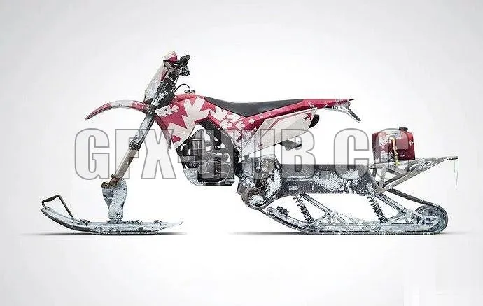 PBR Game 3D Models – GeT=MoRe=gfx=hub=co=Snowbike