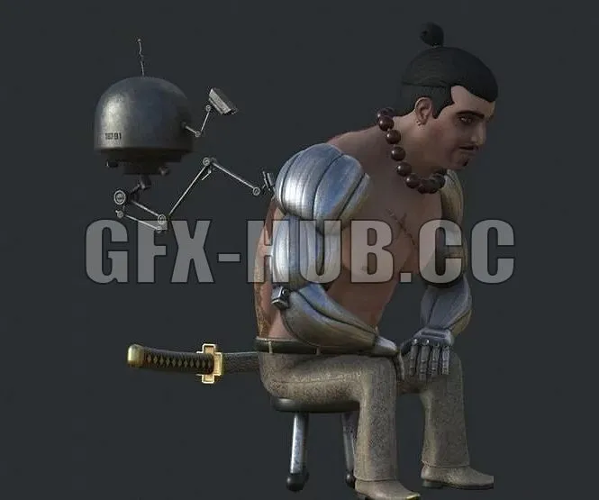 PBR Game 3D Models – +gfx-HUB.cc+-Cyberpunk yakuza