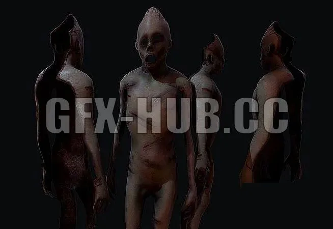 PBR Game 3D Models – G@F@X-H#U#B.CC=5Very creepy Skinned Tortured people