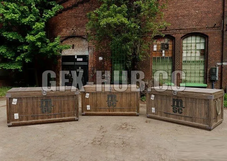 PBR Game 3D Models – gfx=hub=cc2Shipping crates