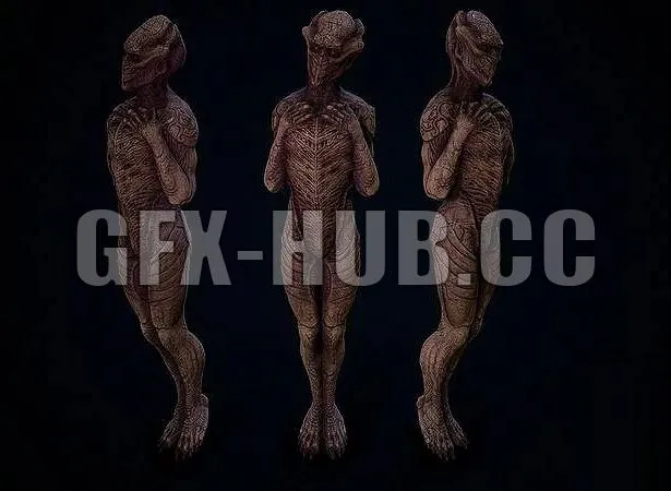 PBR Game 3D Models – =gfx+hub+cc=The old one ALien