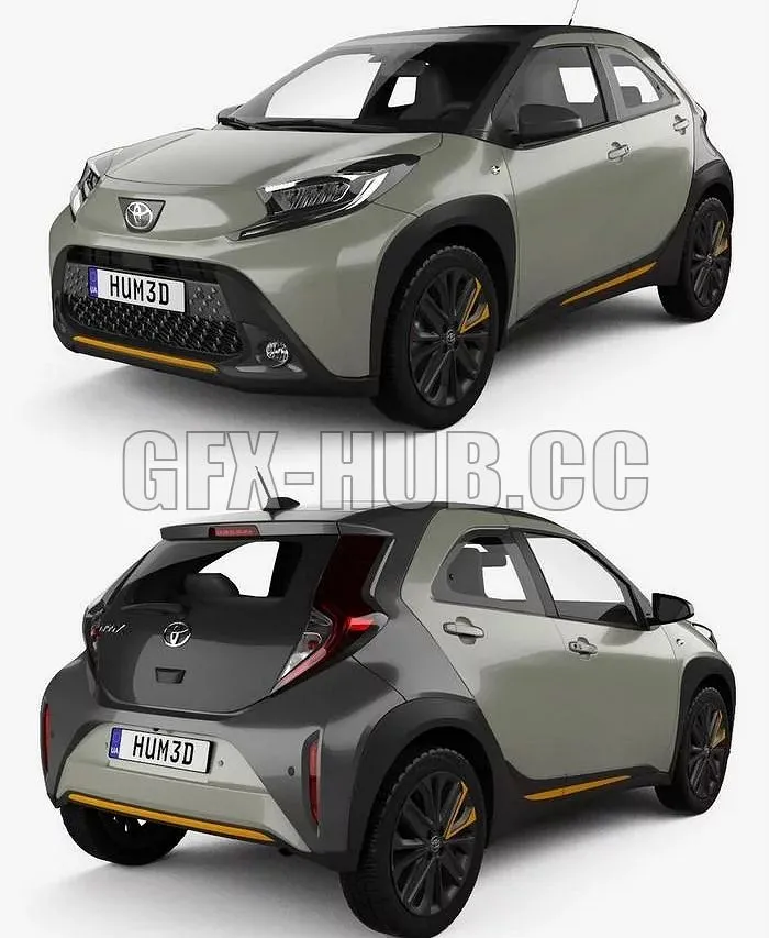 PBR Game 3D Models – =gfx+hub+cc=Toyota Aygo X Air Limited 2022