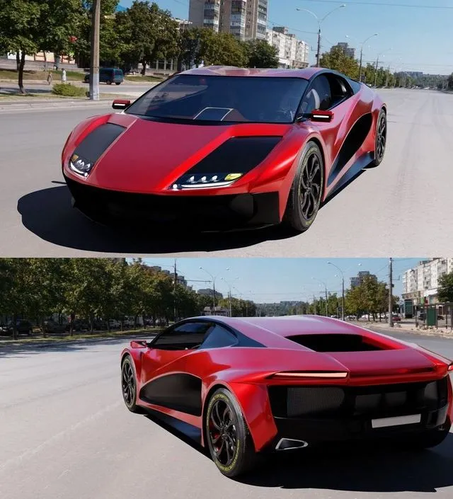 PBR Game 3D Models – GHC Sports Car