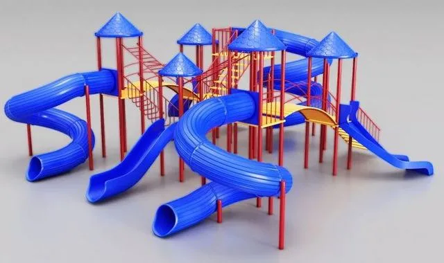 PBR Game 3D Models – Giant childrens slides