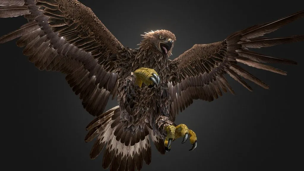 PBR Game 3D Models – Great Eagle
