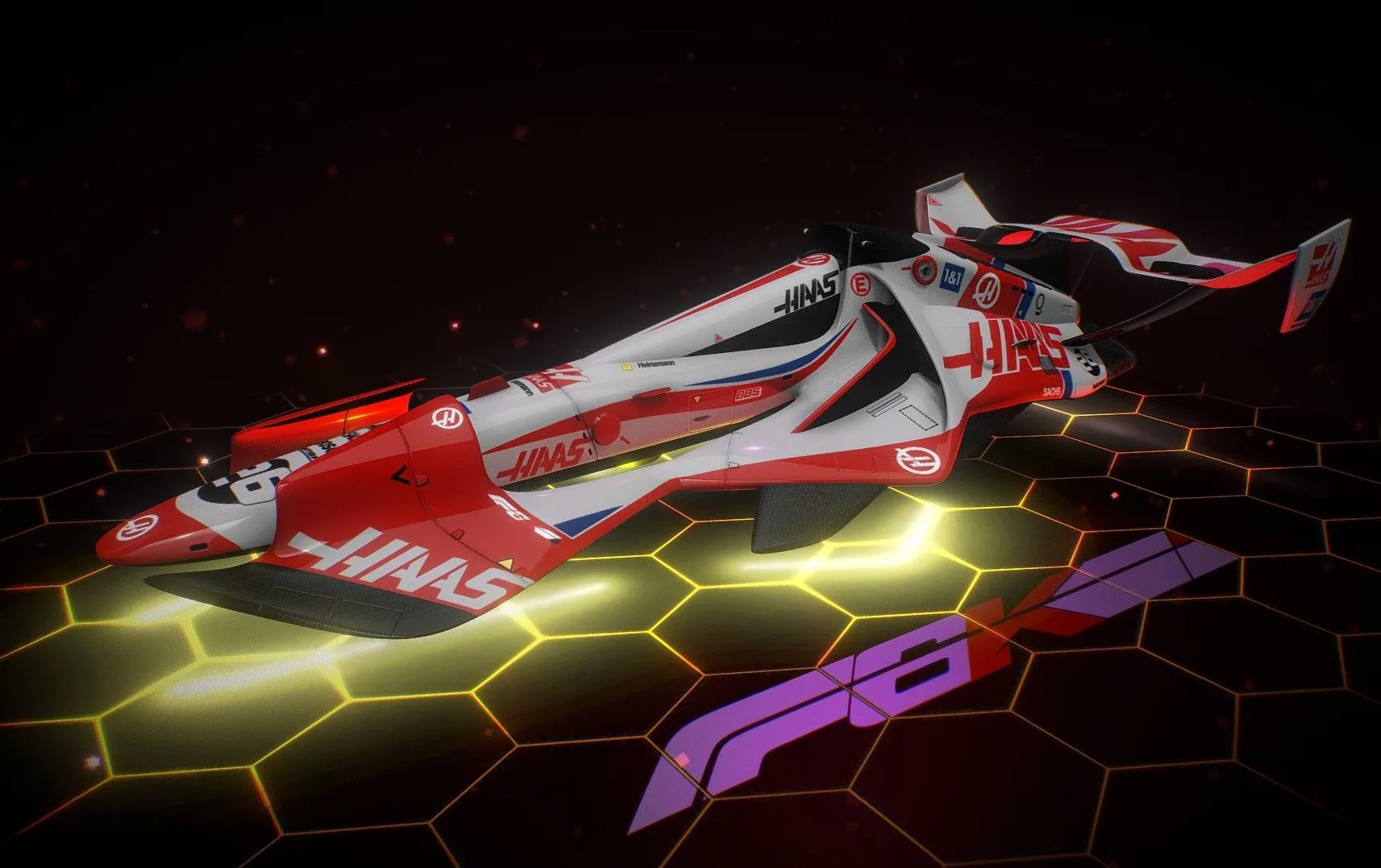 PBR Game 3D Models – Haas Vh 63 Formula6k