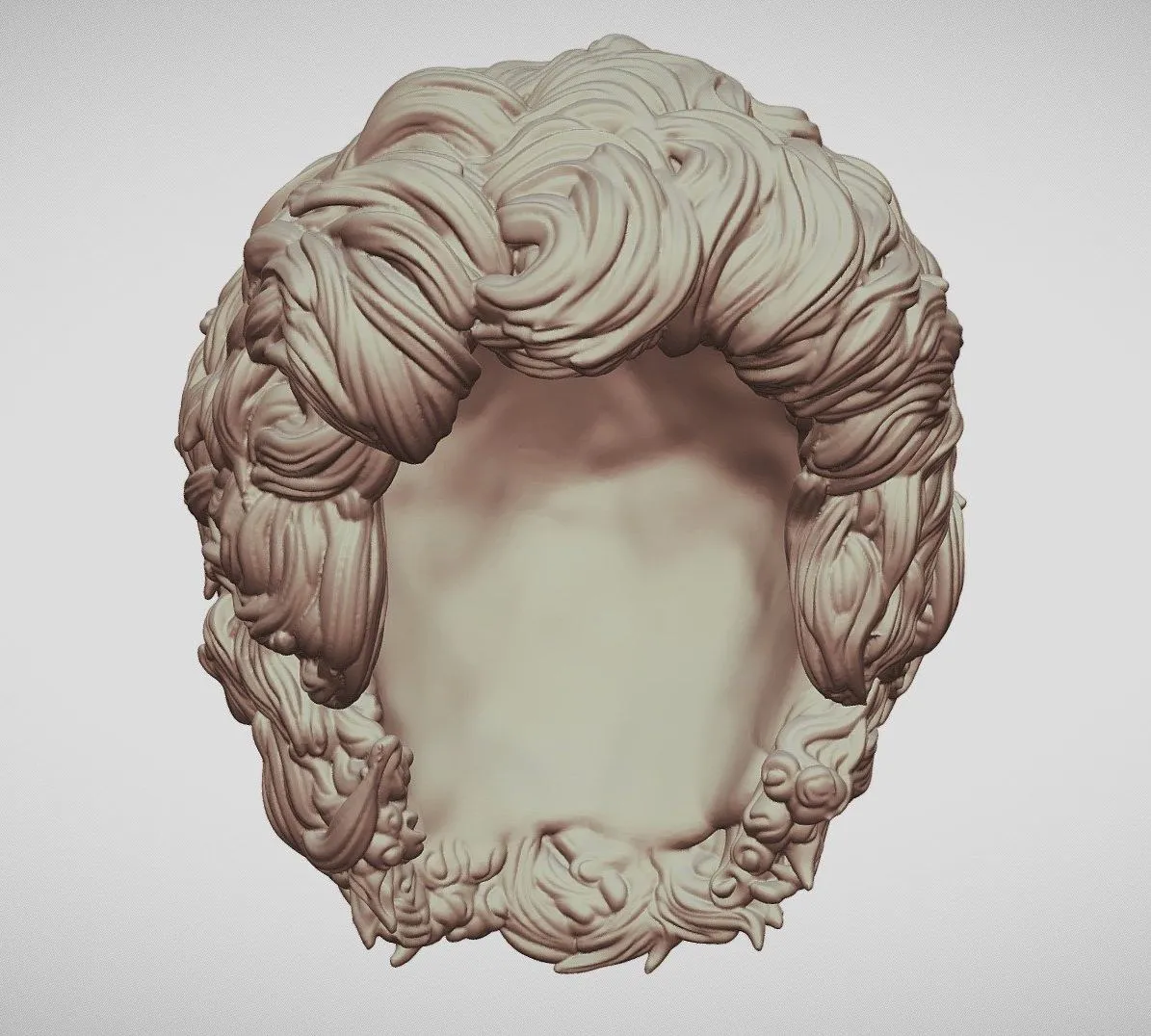 PBR Game 3D Models – Hair 68