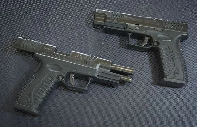 PBR Game 3D Models – Handgun Springfield xdm