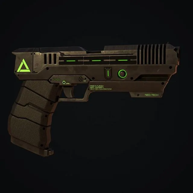 PBR Game 3D Models – Hard Ops Gun Green Arrow