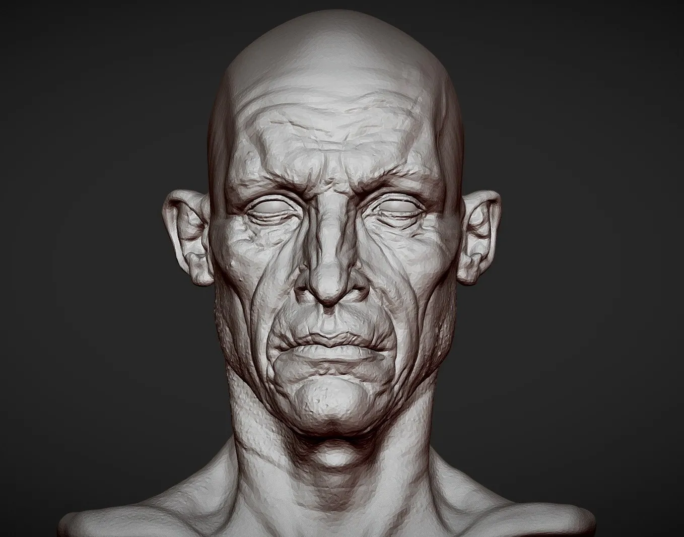 PBR Game 3D Models – Head 2 From Heads Bundle 1