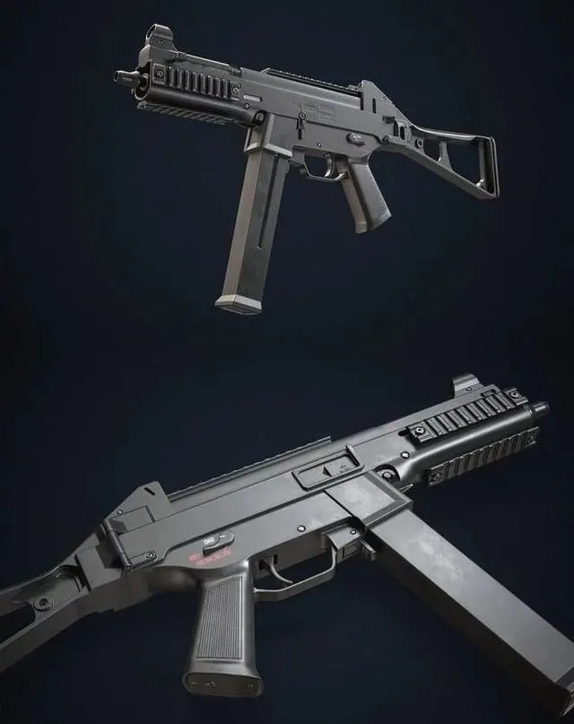 PBR Game 3D Models – Heckler_Koch UMP 45