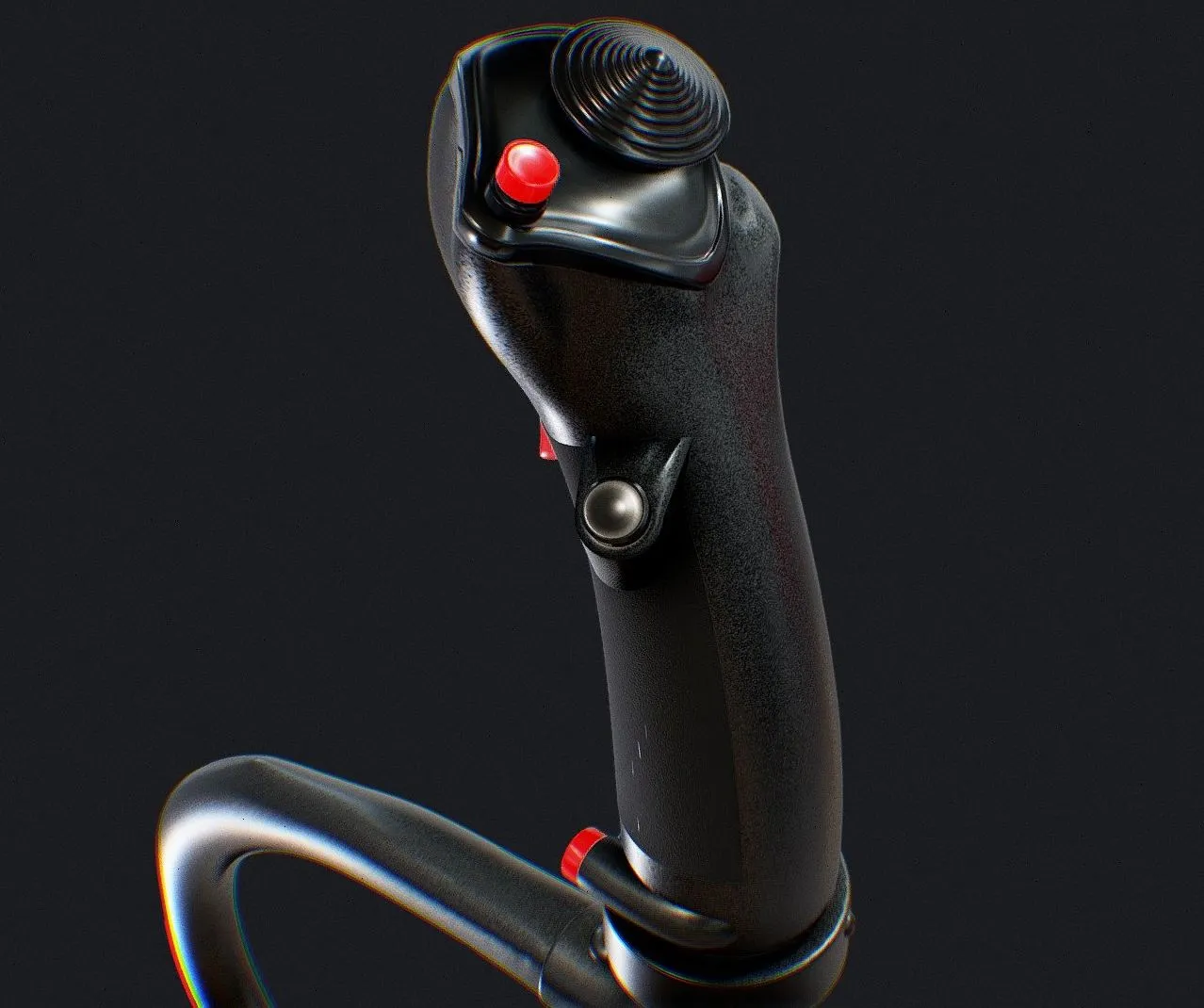 PBR Game 3D Models – Helicopter Joy Stick Bell 407