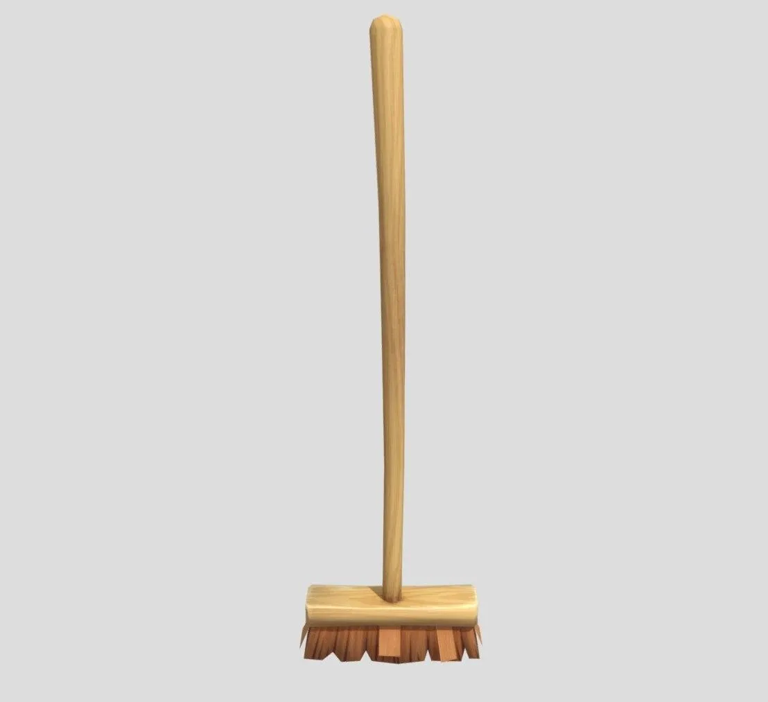 PBR Game 3D Models – Hello Neighbor Broom