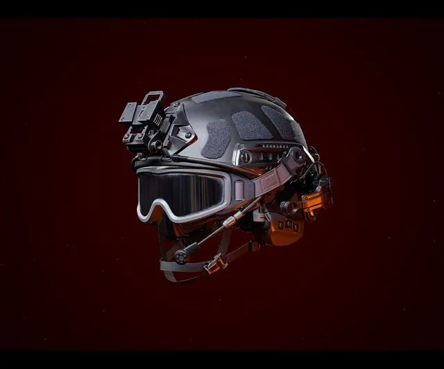 PBR Game 3D Models – High Cut Tactical Helmet