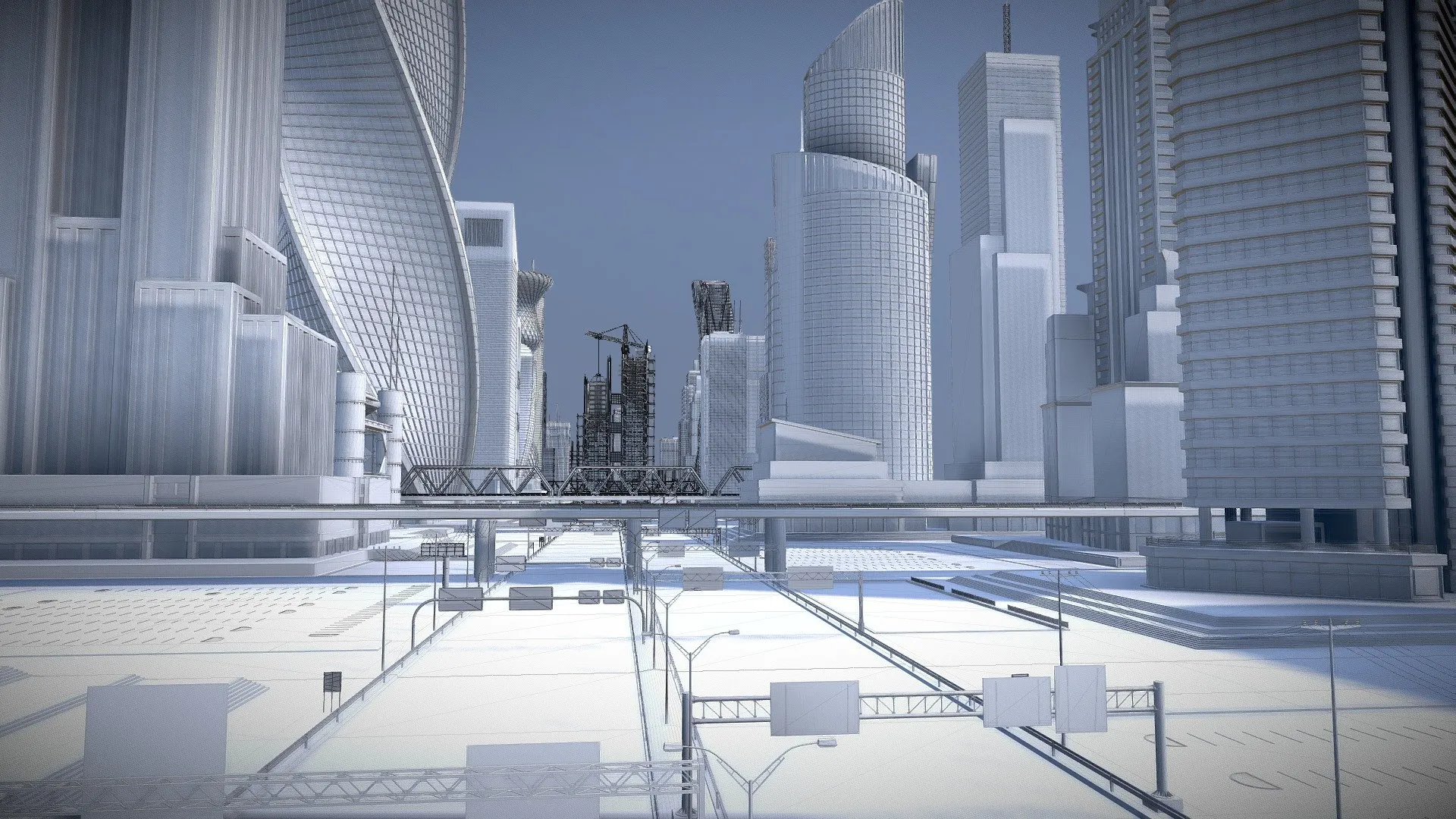 PBR Game 3D Models – High Definition City 2017