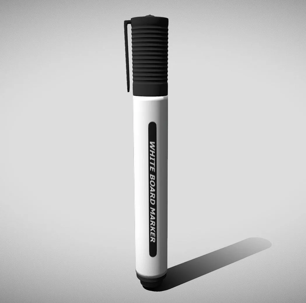 PBR Game 3D Models – High Poly Closed Marker