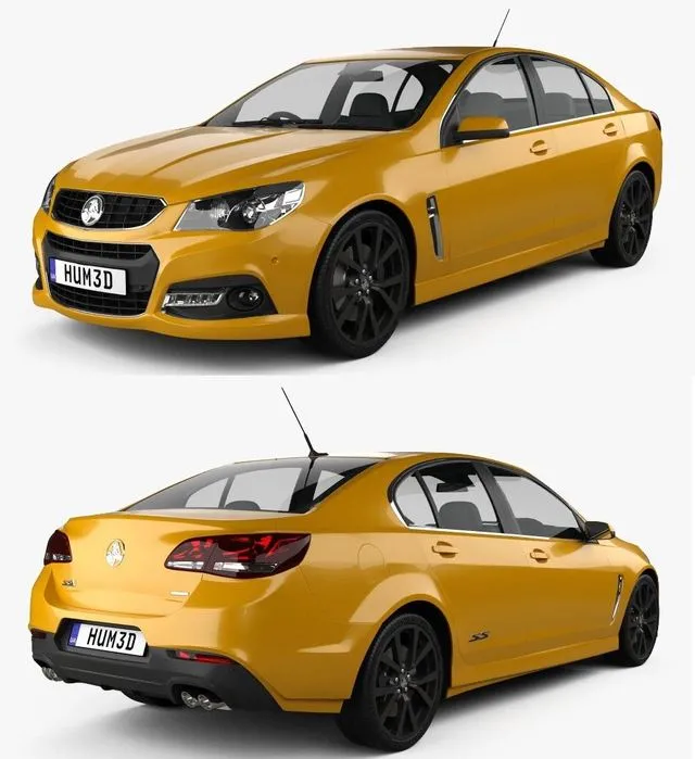 PBR Game 3D Models – Holden VF Commodore Calais V SSV 2013