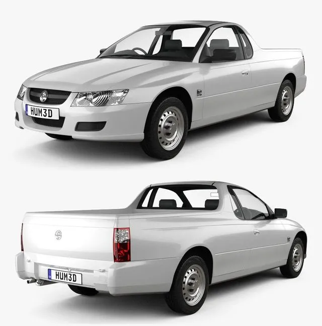 PBR Game 3D Models – Holden VZ Ute 2004