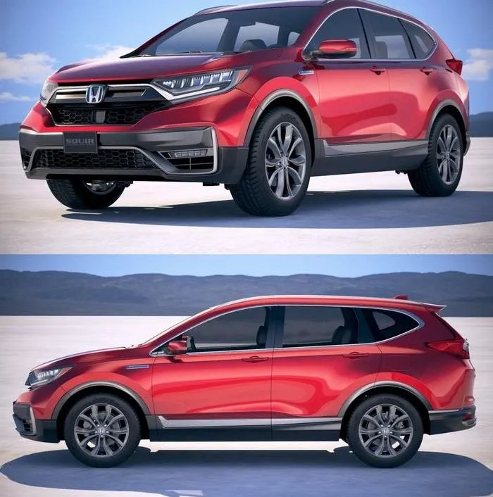 PBR Game 3D Models – Honda CR-V 2020
