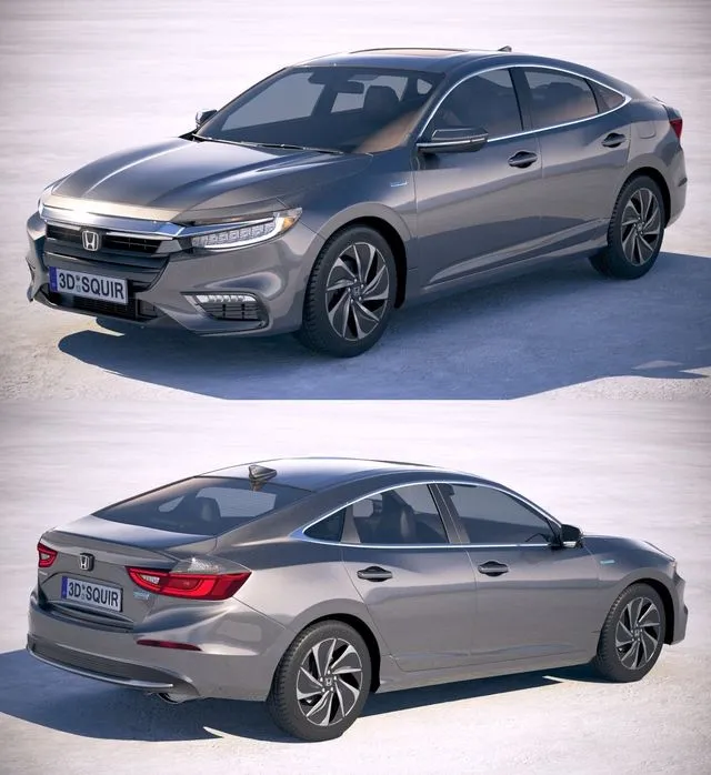 PBR Game 3D Models – Honda Insight 2019