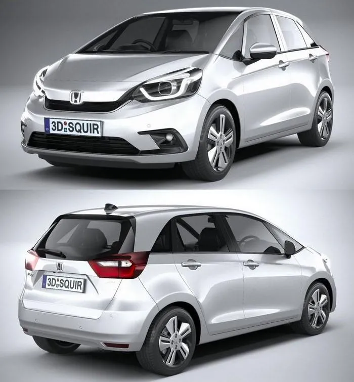 PBR Game 3D Models – Honda Jazz 2020