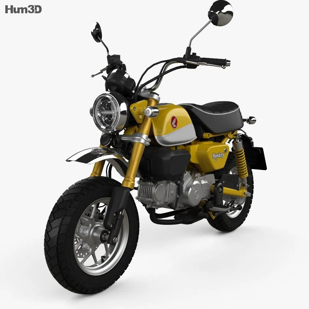 PBR Game 3D Models – Honda Monkey 125 2019