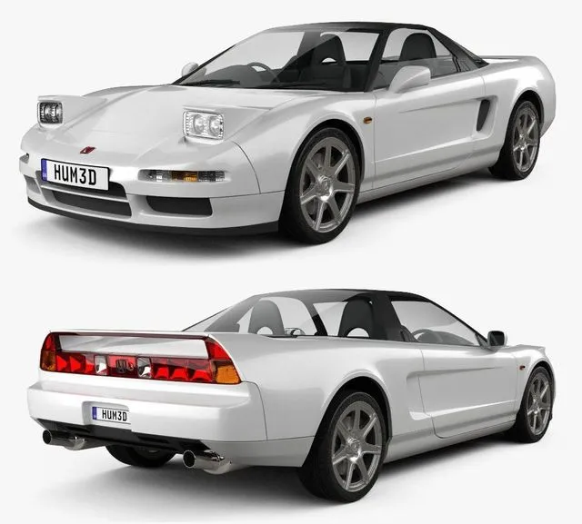 PBR Game 3D Models – Honda NSX Type-R 1992