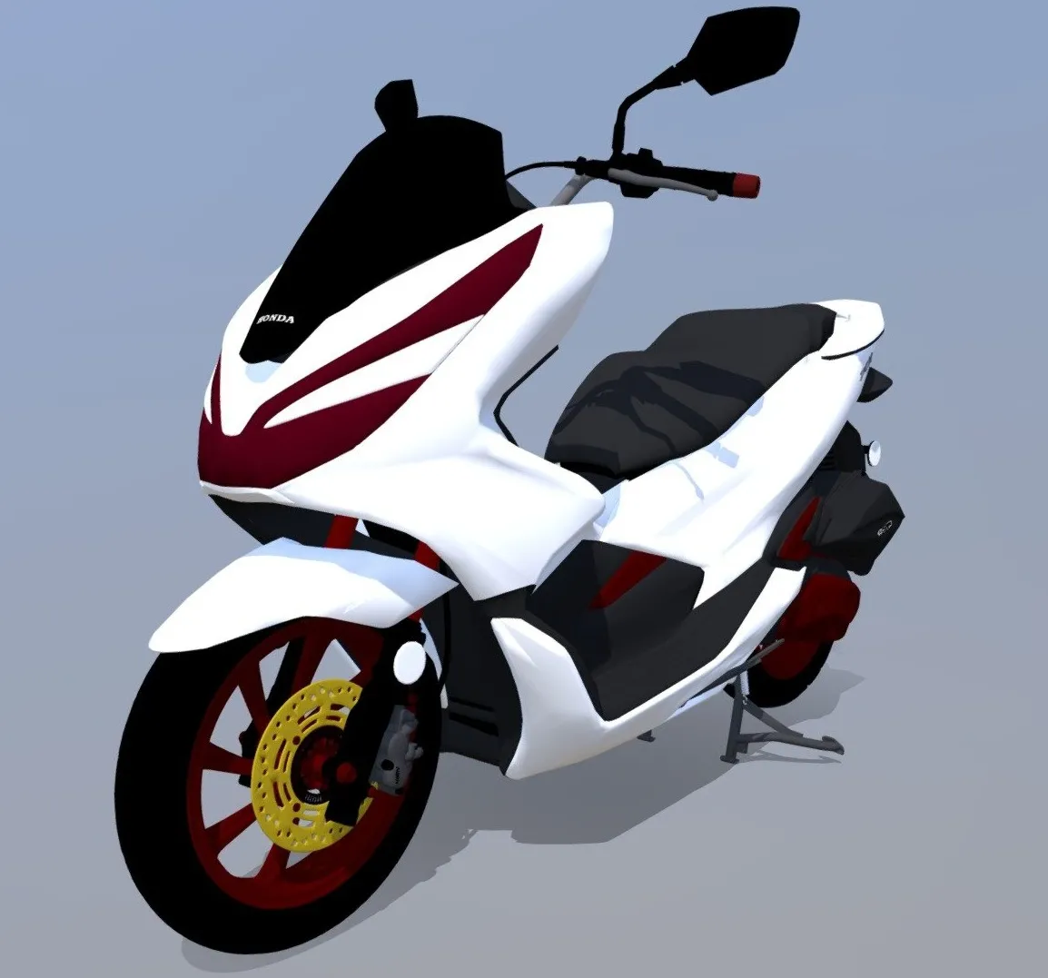 PBR Game 3D Models – Honda Pcx 150