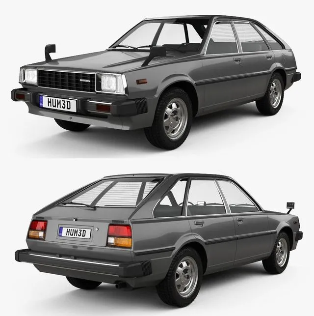 PBR Game 3D Models – Honda Quint 1980