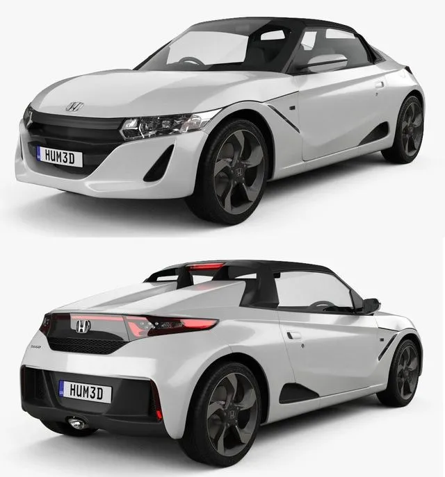 PBR Game 3D Models – Honda S660 2015