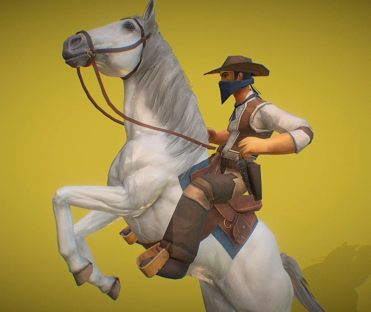 PBR Game 3D Models – Horse Animset Pro Animations