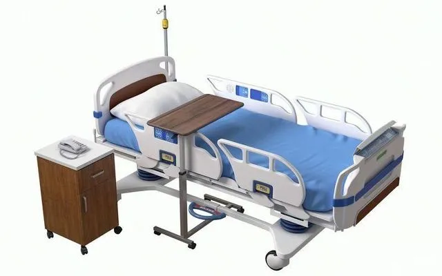 PBR Game 3D Models – Hospital Bed