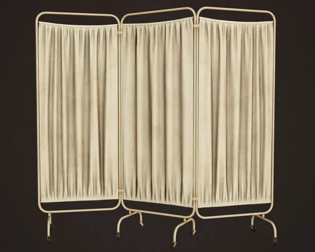 PBR Game 3D Models – Hospital Room Divider