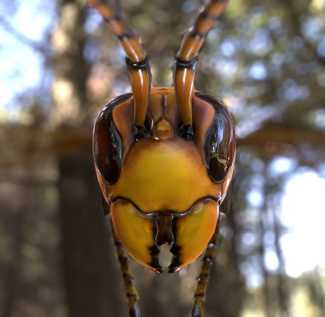 PBR Game 3D Models – Hovering wasp