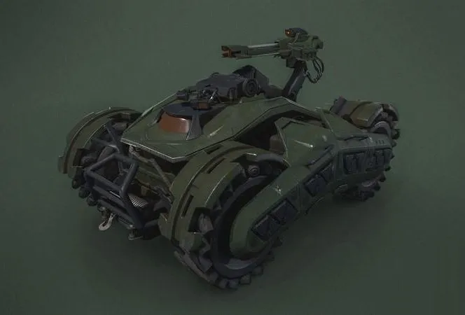 PBR Game 3D Models – Hybrid drone