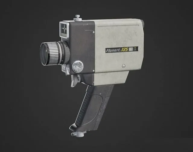 PBR Game 3D Models – Hymart 135 super 8 video camera