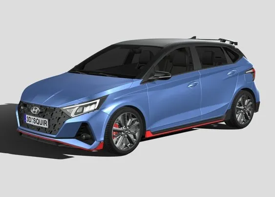 PBR Game 3D Models – Hyundai I20 N 2021