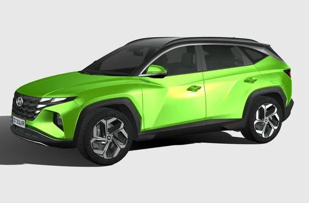 PBR Game 3D Models – Hyundai Tucson 2021