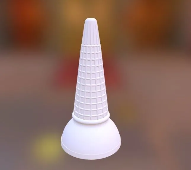 PBR Game 3D Models – Ice Cream Cone