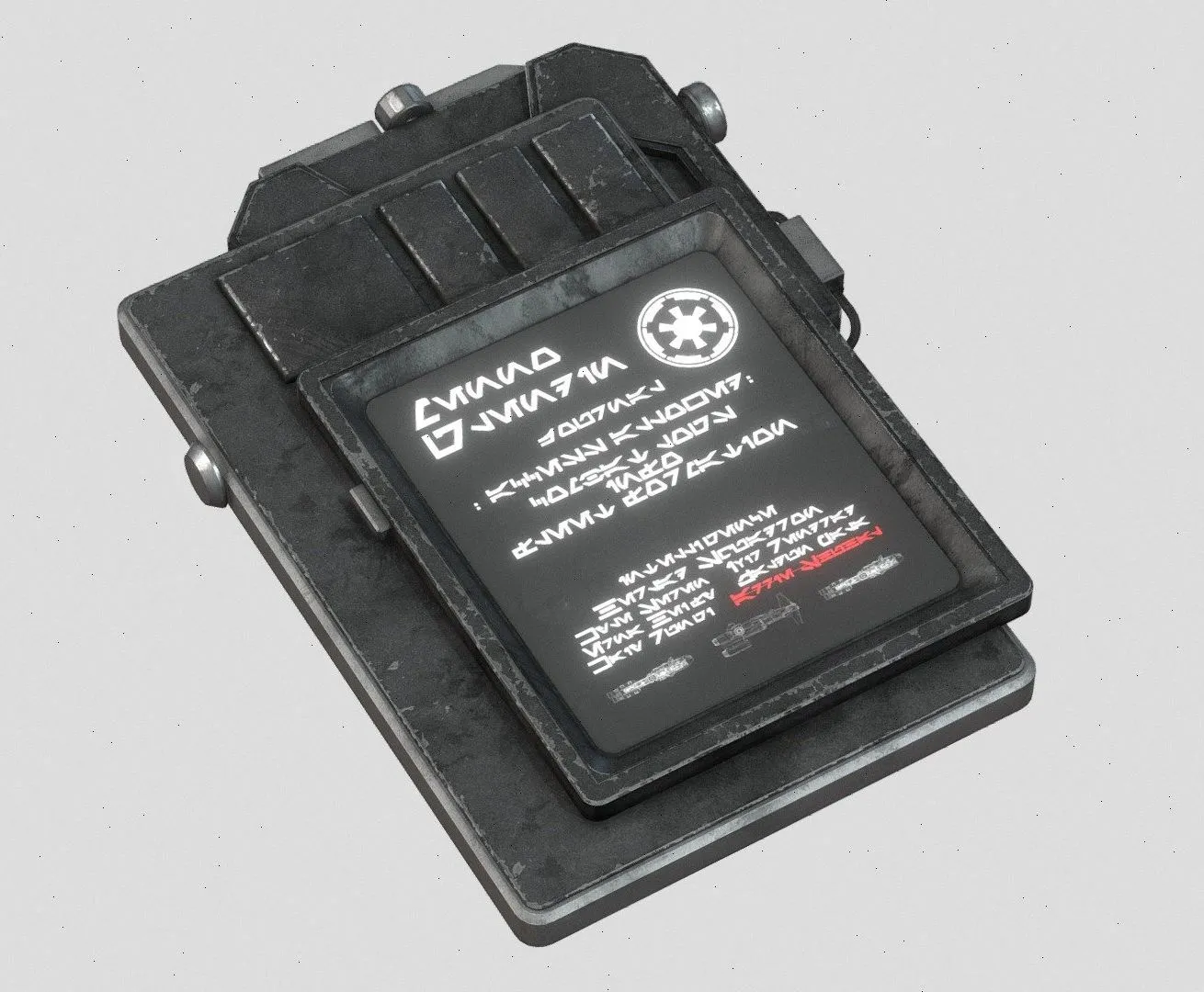 PBR Game 3D Models – Imperial Datapad Star Wars