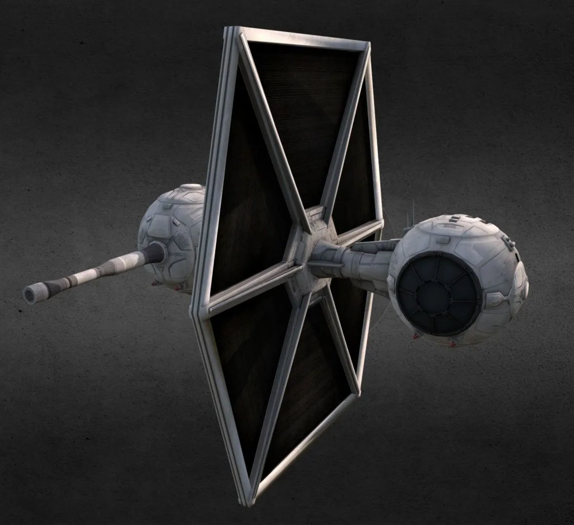 PBR Game 3D Models – Imperial Tieex M1 Fighter