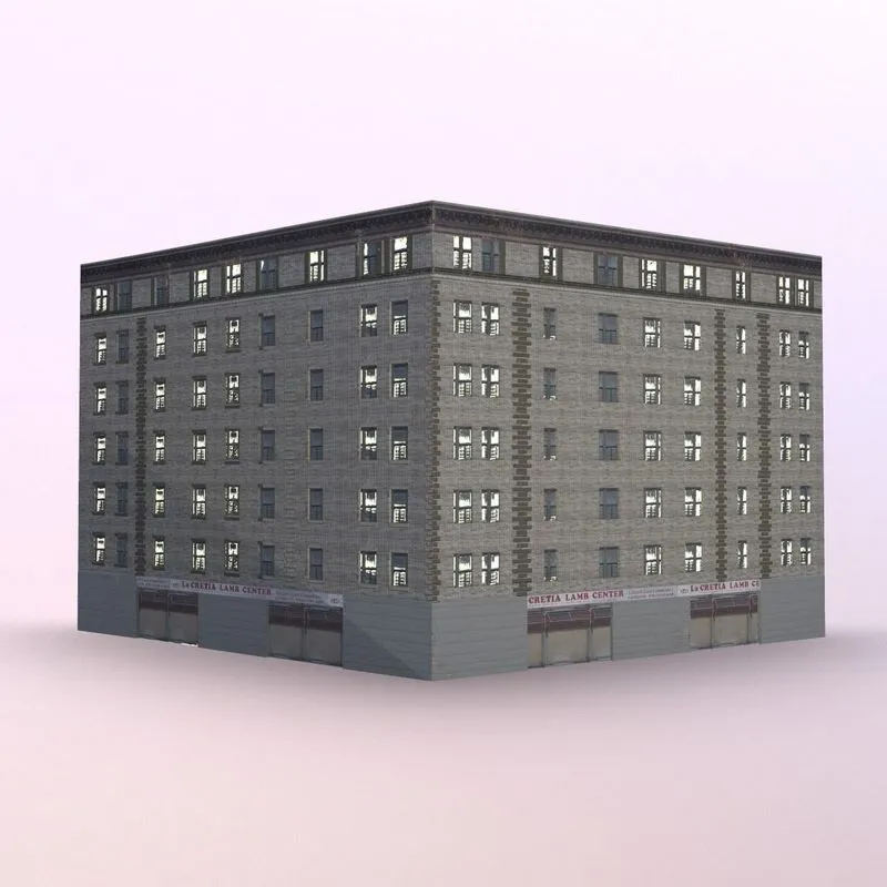 PBR Game 3D Models – Industrial building