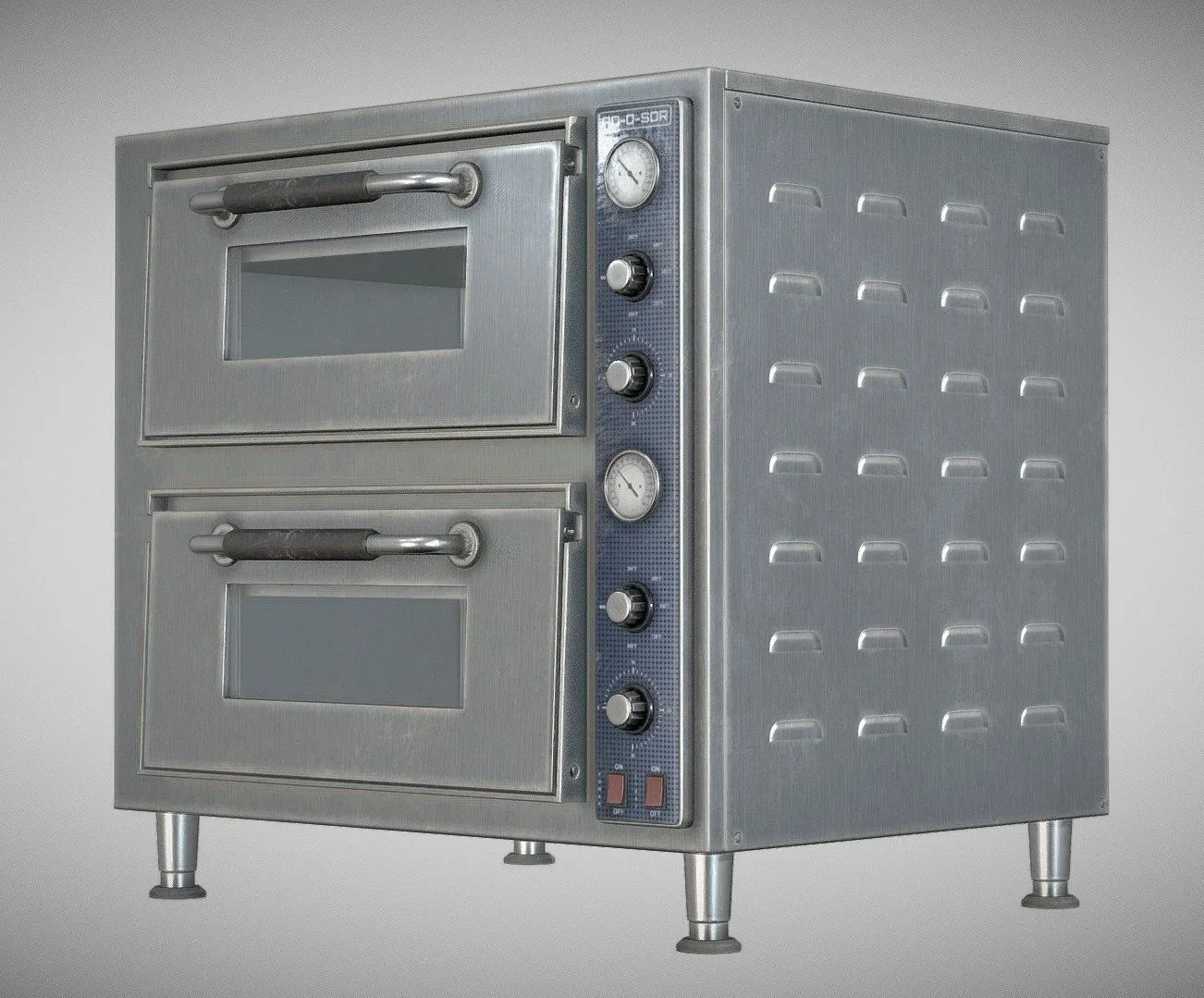 PBR Game 3D Models – Industrial Pizza Oven