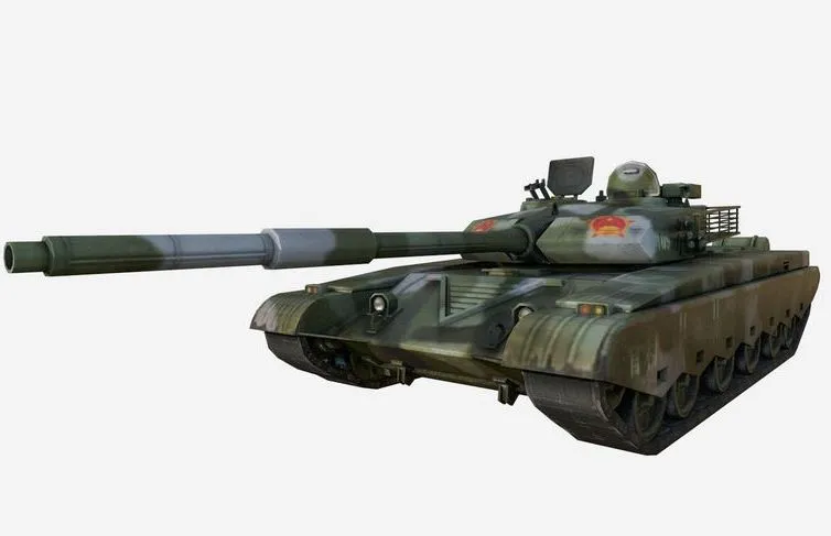 PBR Game 3D Models – Iron Mountain Type-99 MBT