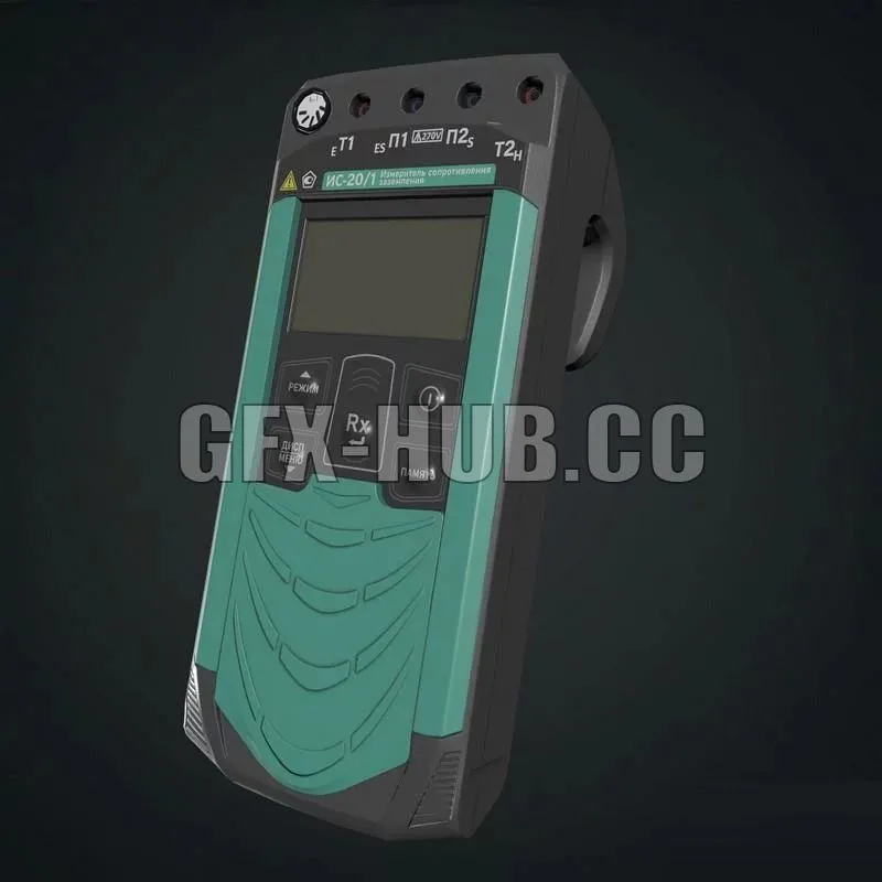 PBR Game 3D Models – IS 20 Measurer