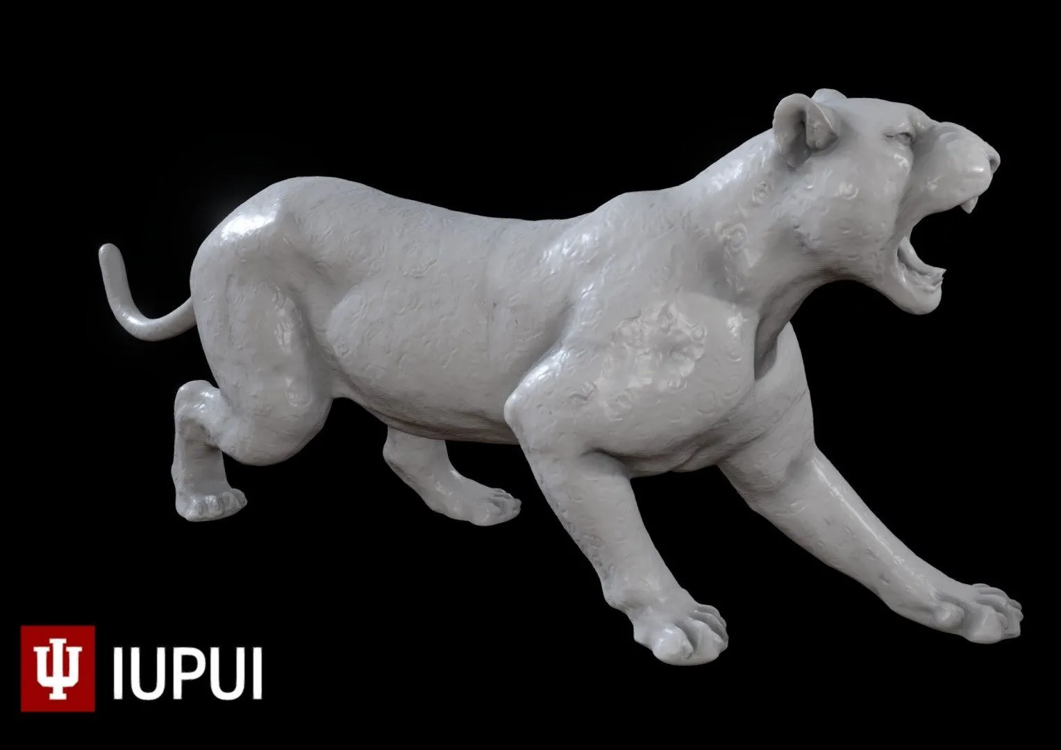 PBR Game 3D Models – Iupui Jaguar Statue