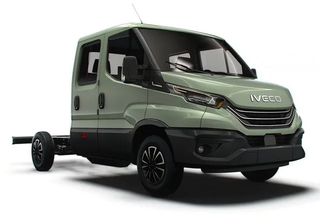 PBR Game 3D Models – Iveco Daily Crew Cab L2 Chassis 2024